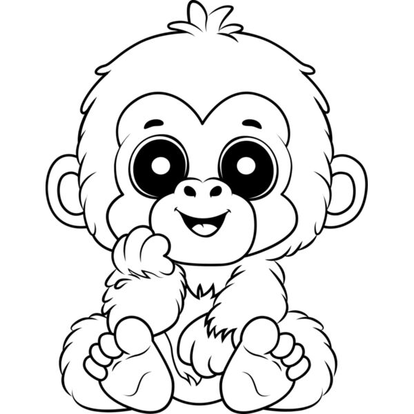 Gorilla   Clipart 3 Miniaturansicht