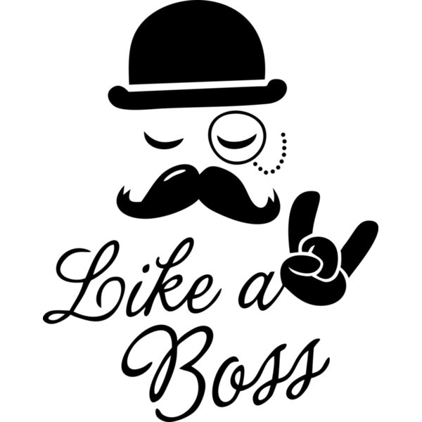 Like a Boss Schnurrbart Melone Miniaturansicht