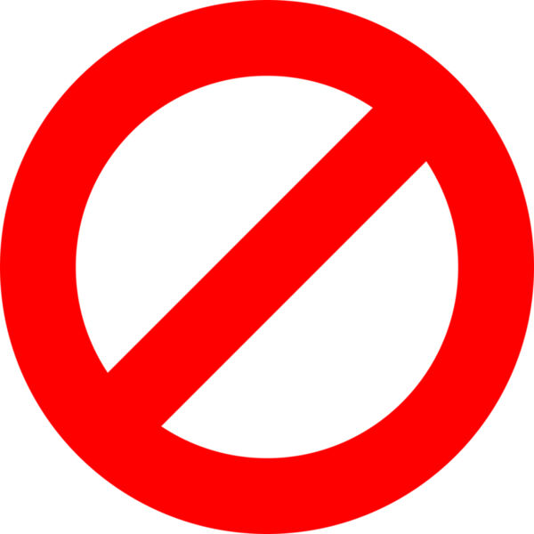 Verkehrsschild Sperrschild Miniaturansicht