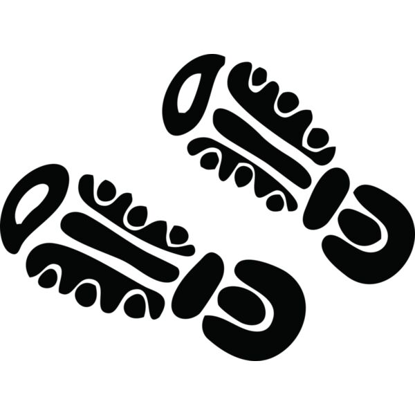 Fußabdruck Spur Wandern Miniaturansicht